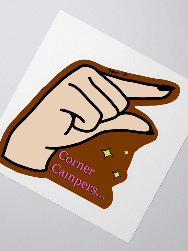 Corner Camper Sticker product image (2)