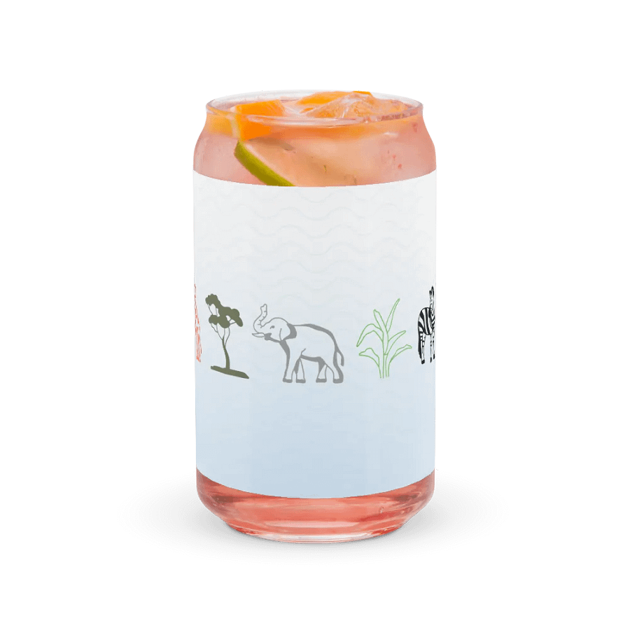 Savanna Serenity Can-Shaped Glass product image (7)