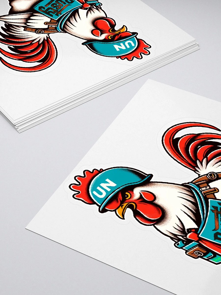 Rusty Rooster Kiss Cut Stickers (Cigar-Free Edition) product image (4)