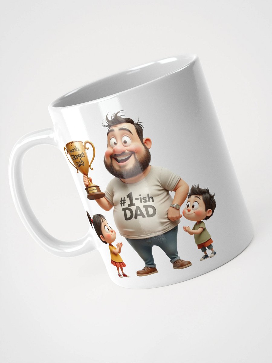 World’s Okayest Dad – Funny Cartoon Father’s Day Design product image (3)