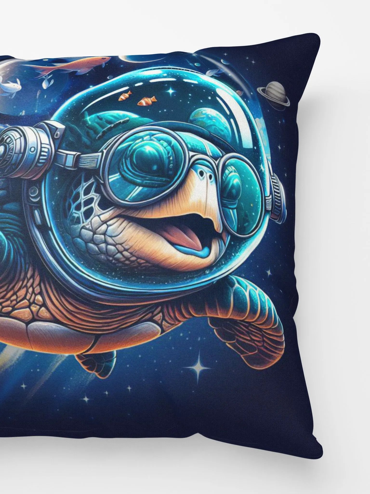 RamJet's Groovy Space Turtle Pillow product image (5)