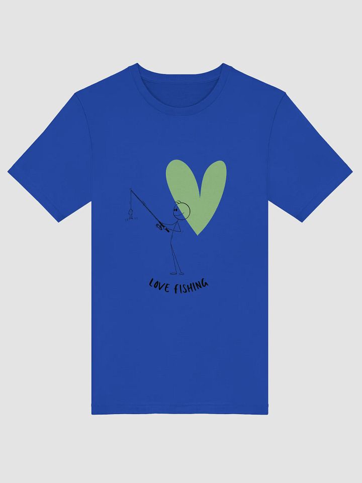 Love Fishing Heart Cartoon Supersoft T-Shirt product image (1)