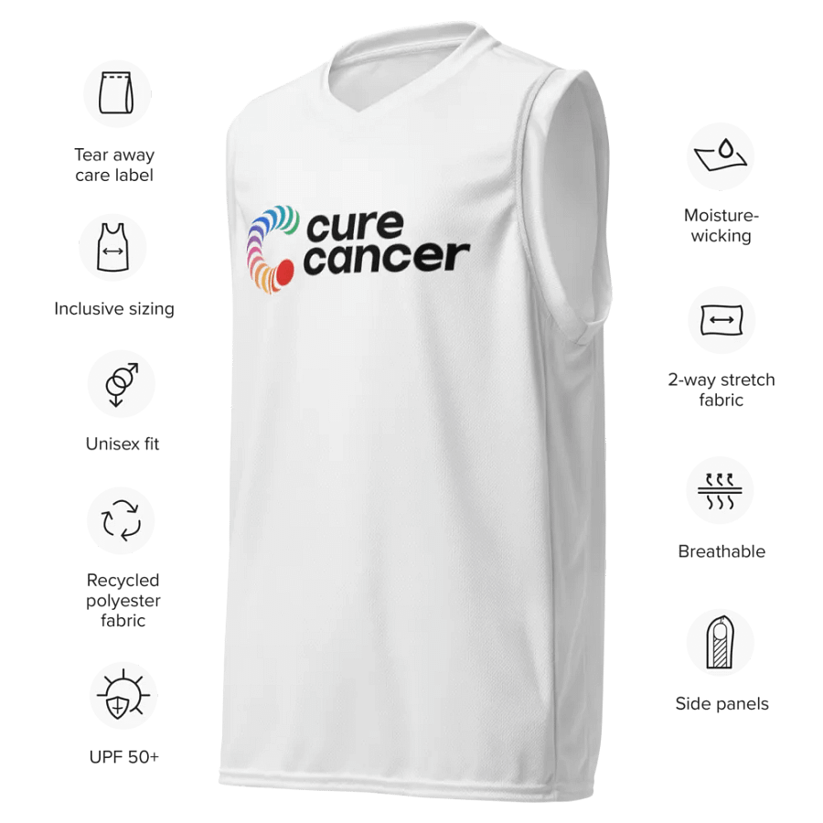Cure Cancer | Logo - Basketball Tank product image (7)