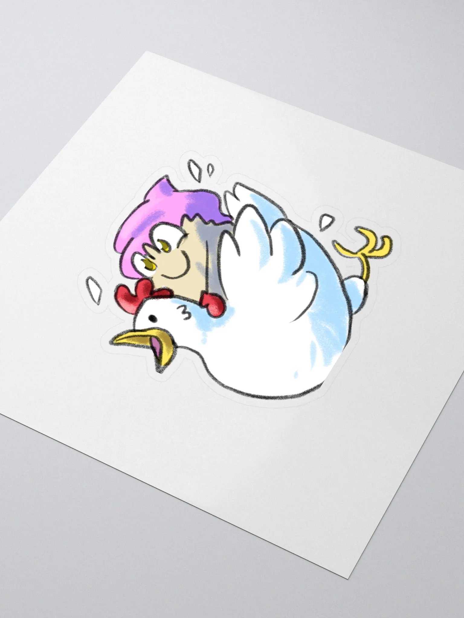 PlumBerryMuffin Chicken Sticker product image (3)