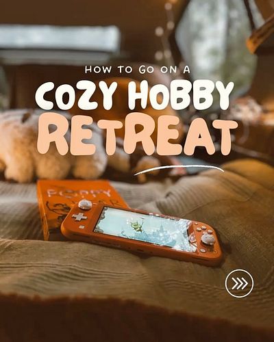 I recently went on a cozy hobby retreat in the forest to cure my burnout, here’s how I did it 🏕️➡️
.
The quick and dirty tips...
