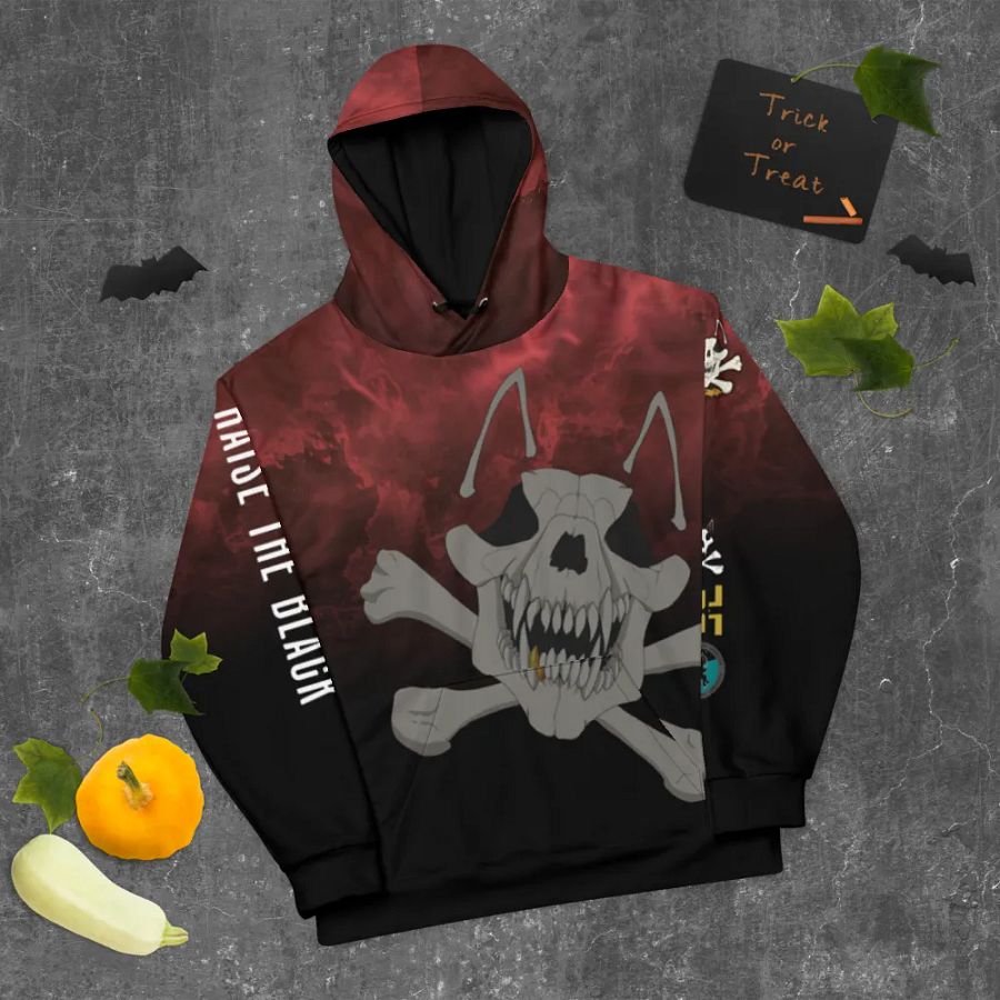 Mongrel Squad Straight Outta Klescher Red/Black Hoodie product image (9)