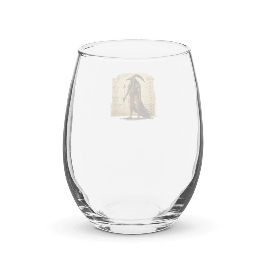 Thoth - The Egyptian God of Wisdom Stemless Water / Wine Glass product image (2)