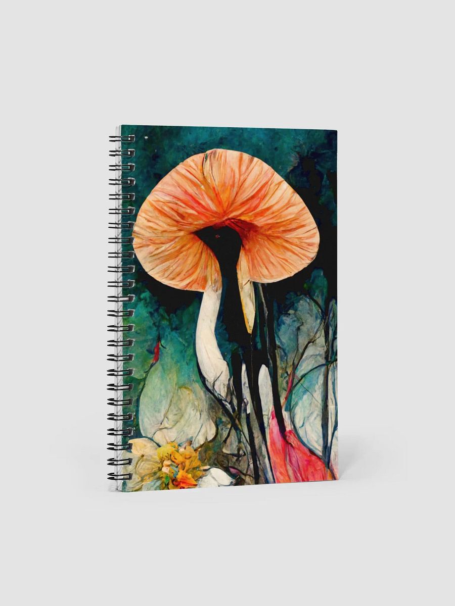 Surreal Mushroom Dreams Spiral Notebook product image (1)