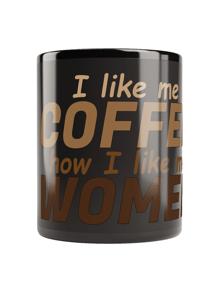 Coffee Women Mug (Black Gloss) product image (1)