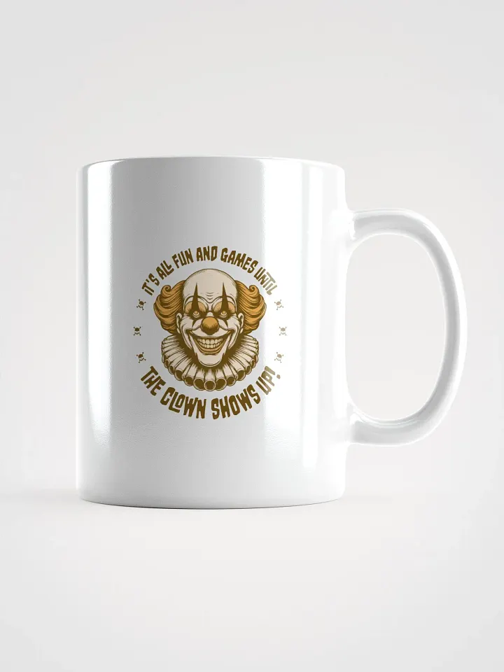 It's All Fun and Games Until the Clown Shows Up Retro Mug product image (1)