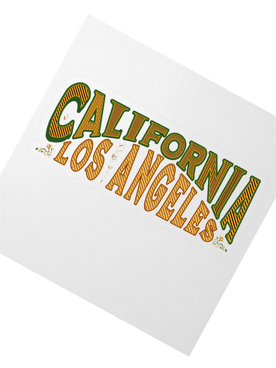 Vintage California Los Angeles Sticker product image (2)