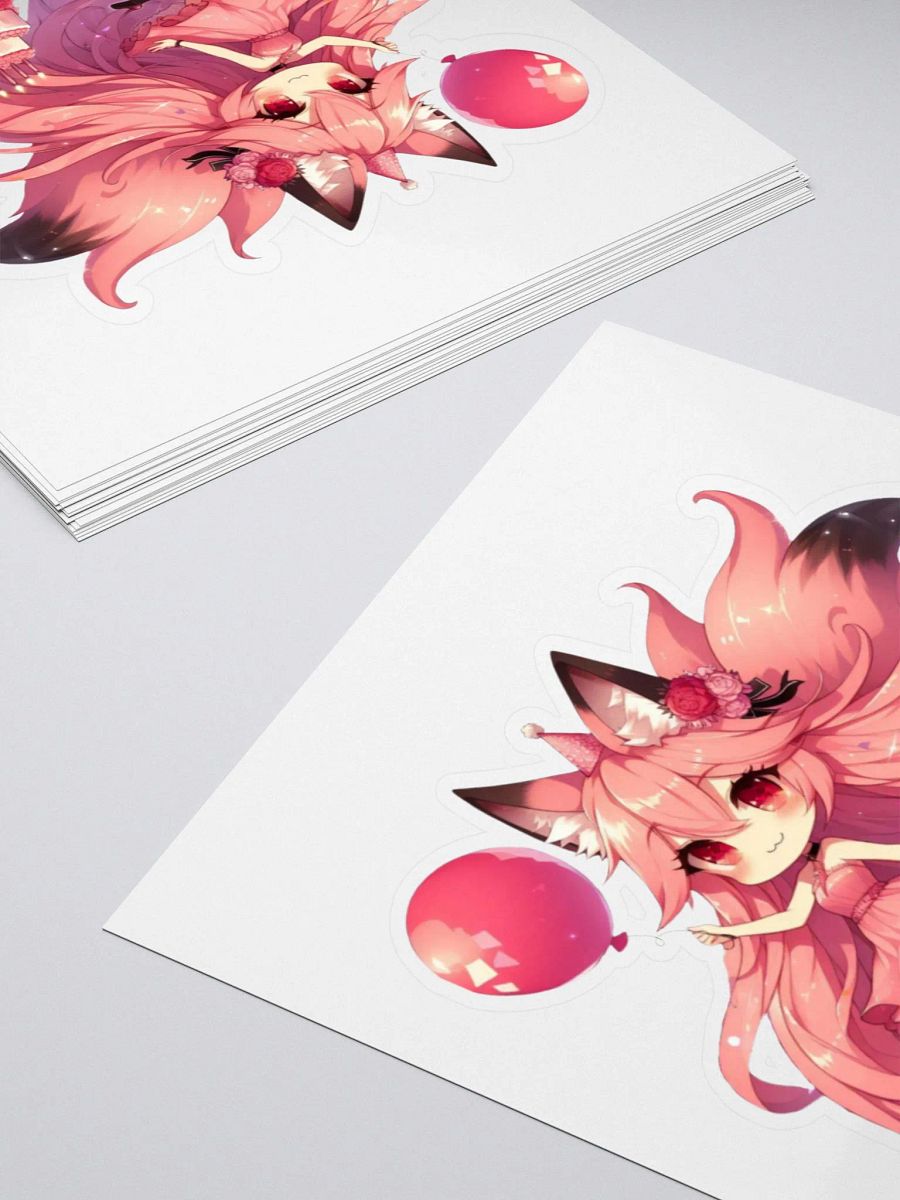 Chibi Fox Birthday Celebration Stickers product image (11)