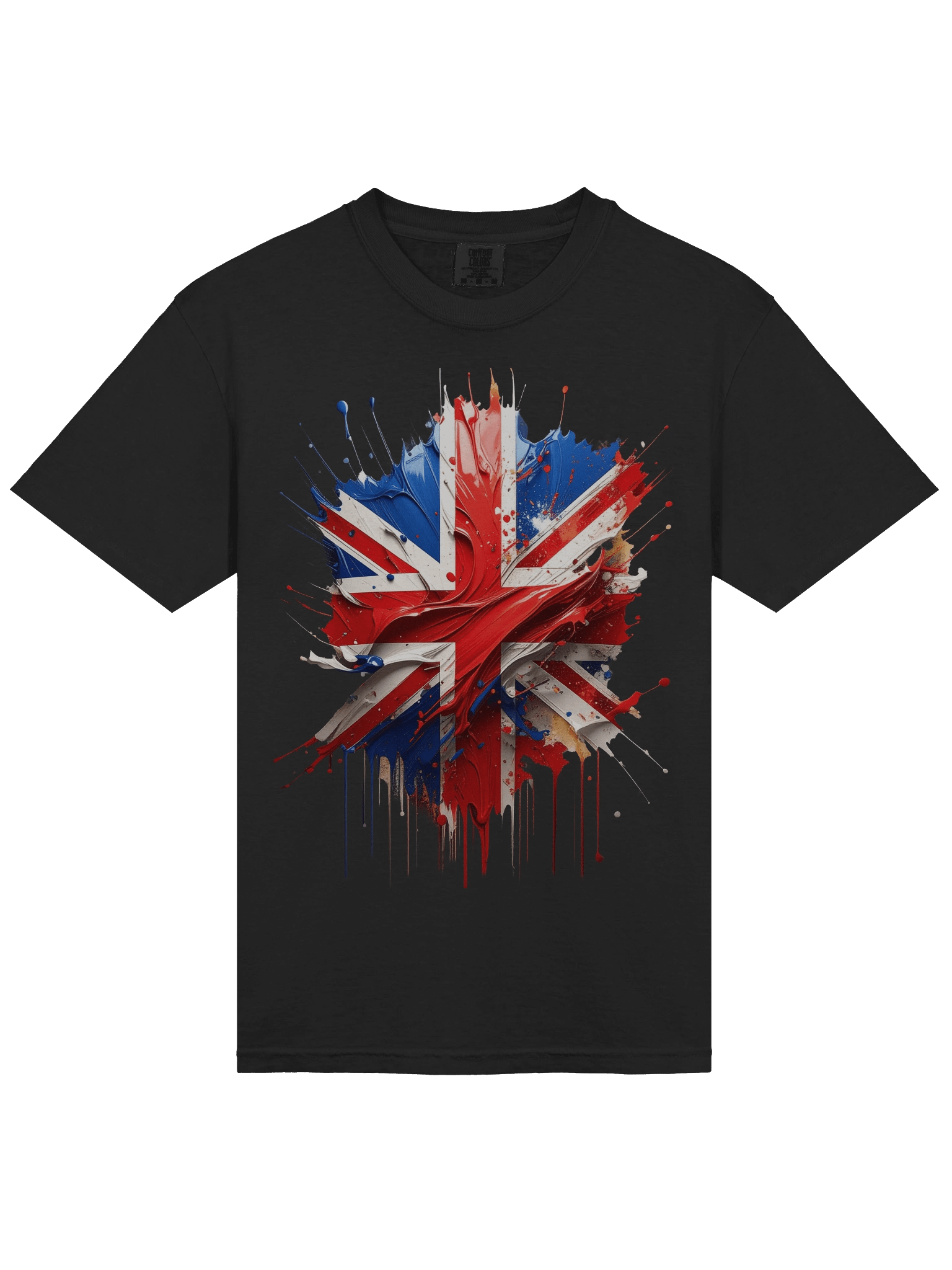 United Kingdom painted flag t-shirt product image (2)