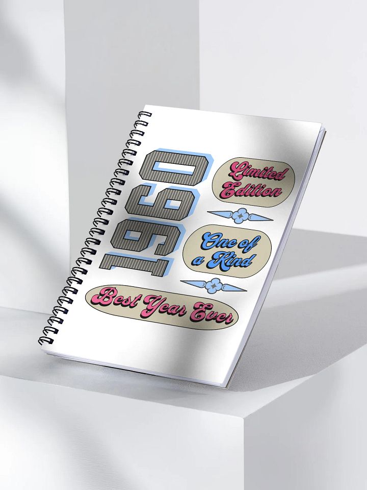 Best Year Ever 1960 Limited Edition Spiral Notebook product image (2)