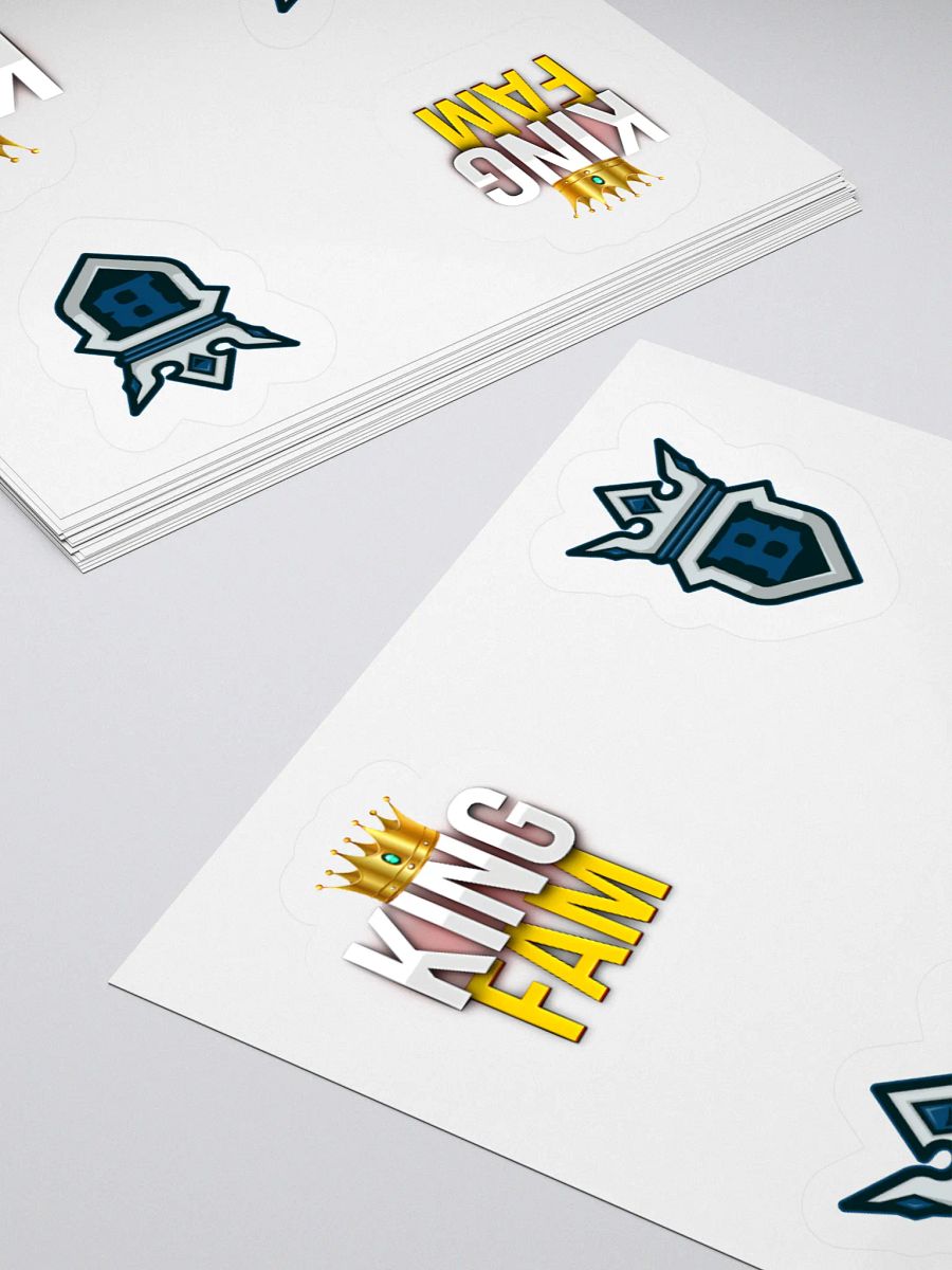 Boyking Crown and King Fam; Kiss Cut Stickers product image (4)