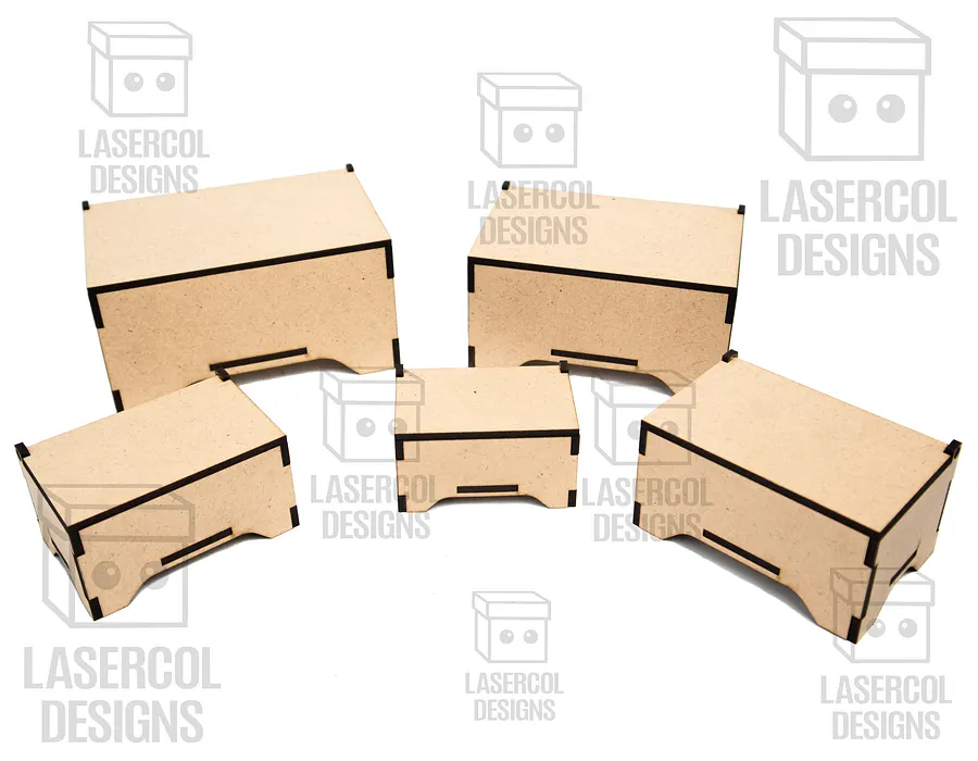 Boxes Set 8 (8 sizes) - Laser Cut Files product image (7)