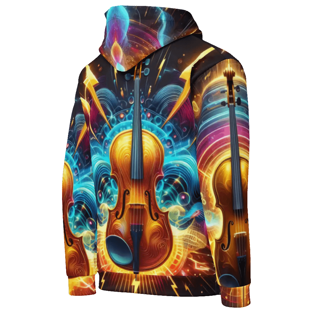 Violin Musical Instrument - All-Over Unisex Hoodie #1 product image (9)