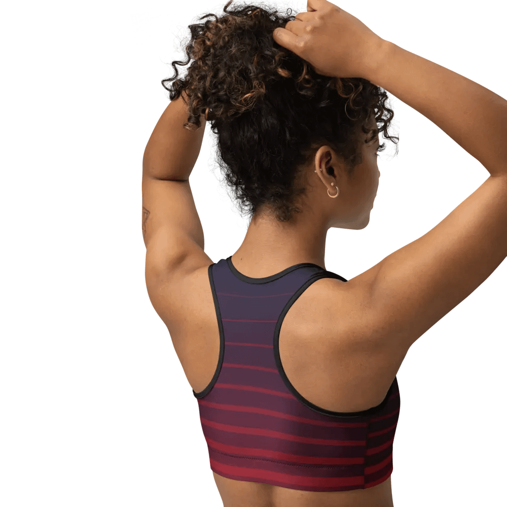 Sunset Horizon Custom Sports Bra product image (2)