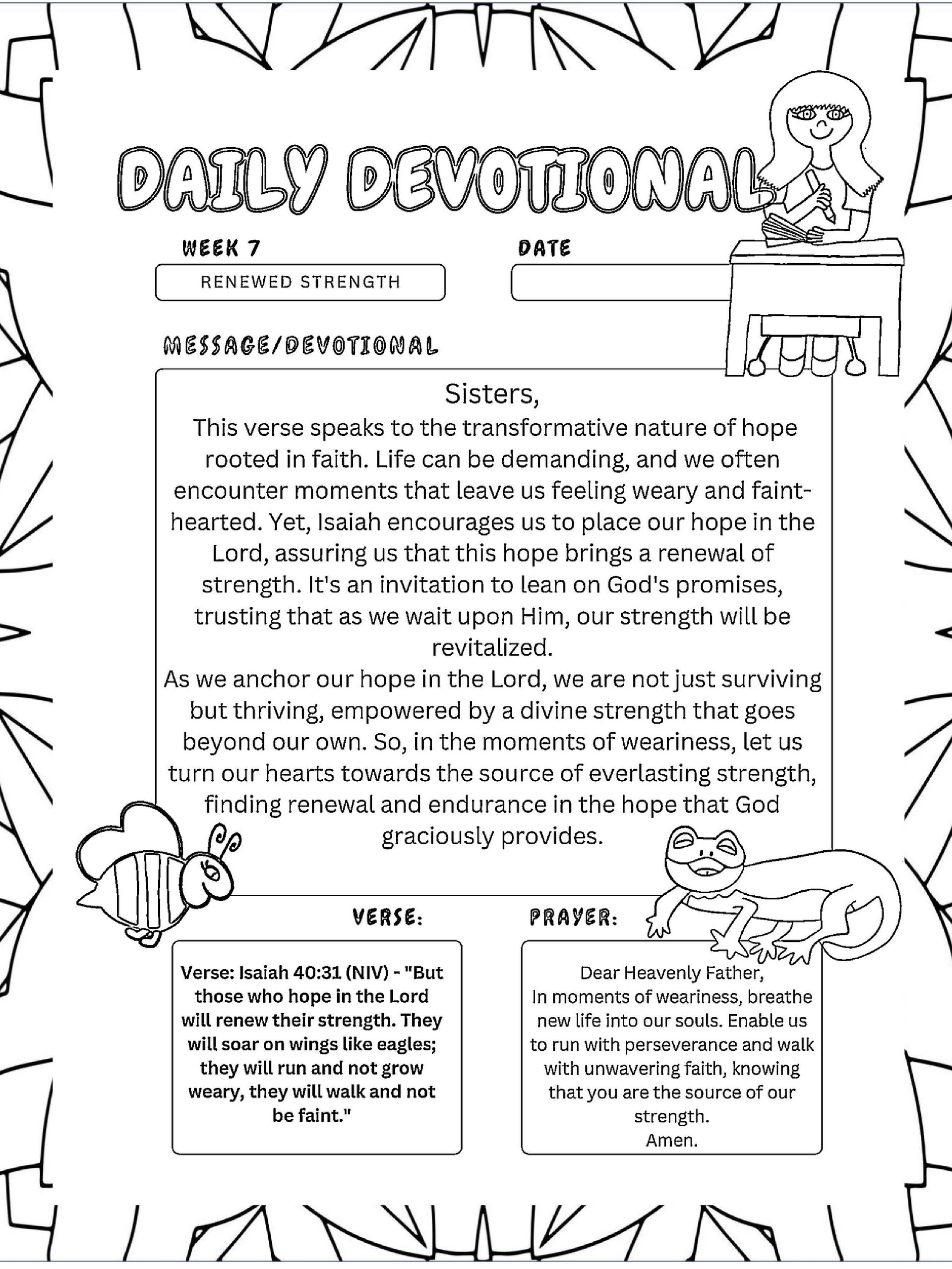 A Walk in Faith-52 Week Coloring Devotional product image (5)
