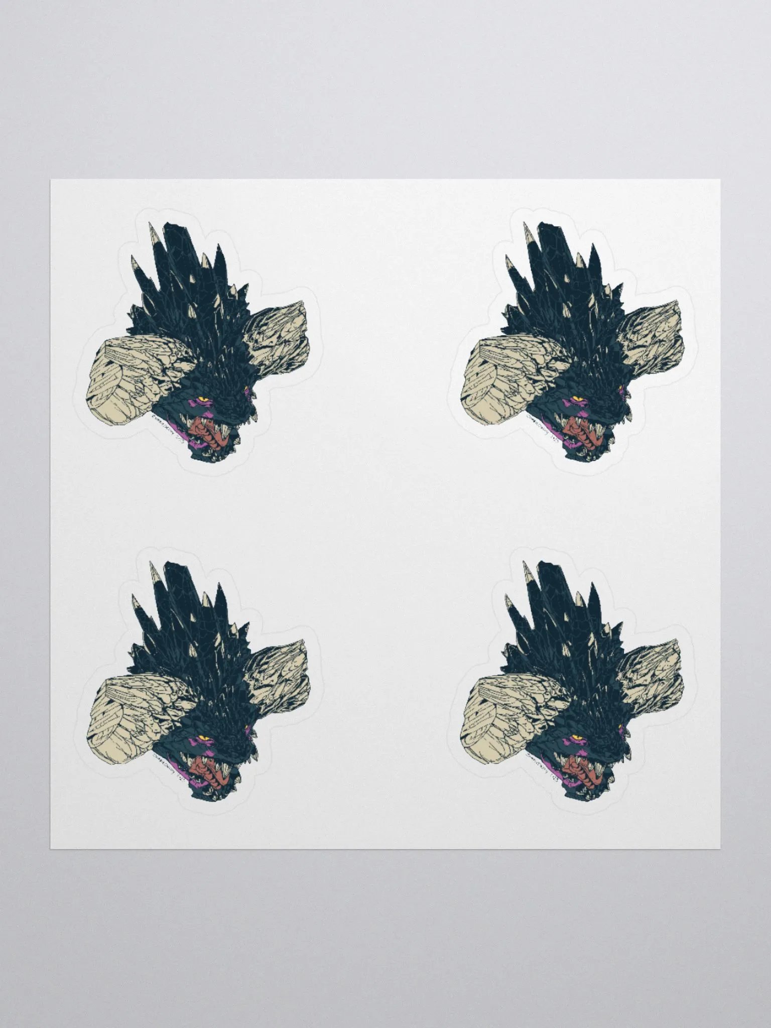 Nergigante Sticker 4-Pack product image (1)
