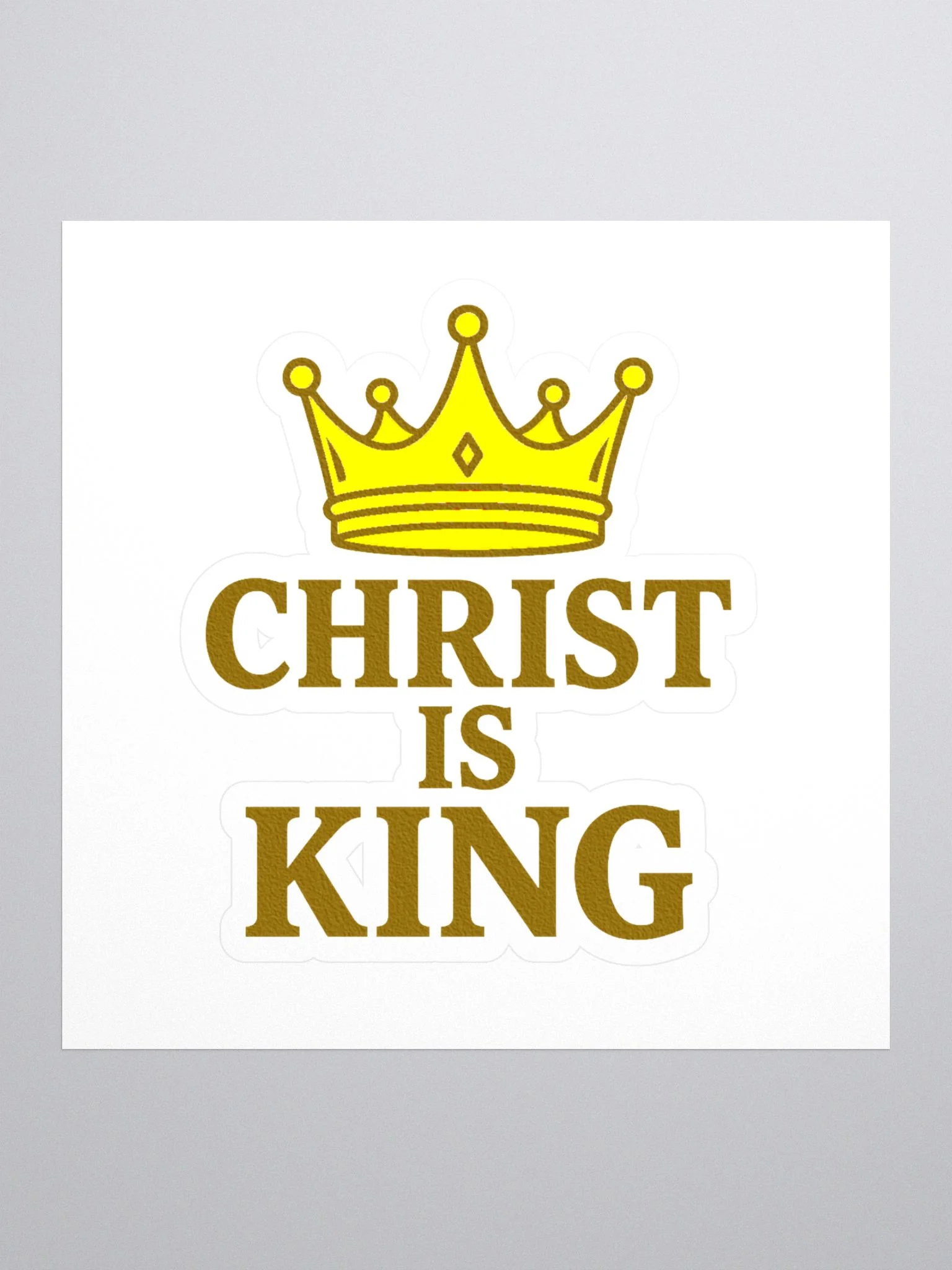 CHRIST IS KING STICKER product image (1)