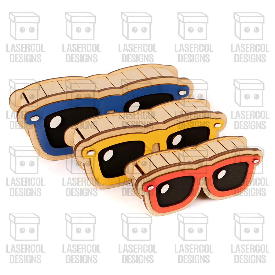 Glasses Shaped Boxes Bundle Set 1 & 2 - Laser Cut Files product image (9)