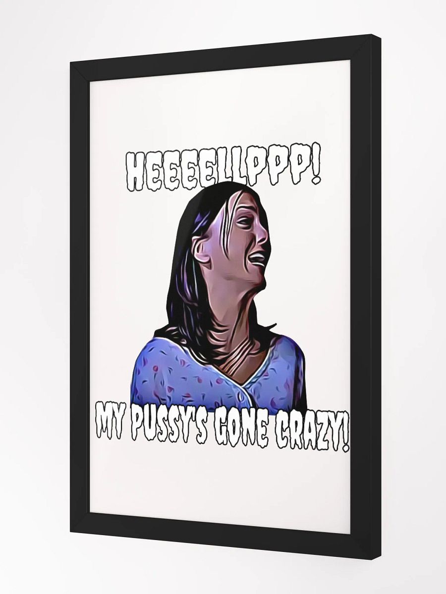 Help! my pussy's gone crazy! Framed High-Quality Matte Poster product image (20)