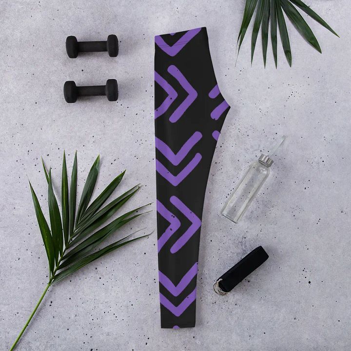 Leggings – Boho Tribal Geometric Pattern for a Chic & Artistic Vibe product image (2)