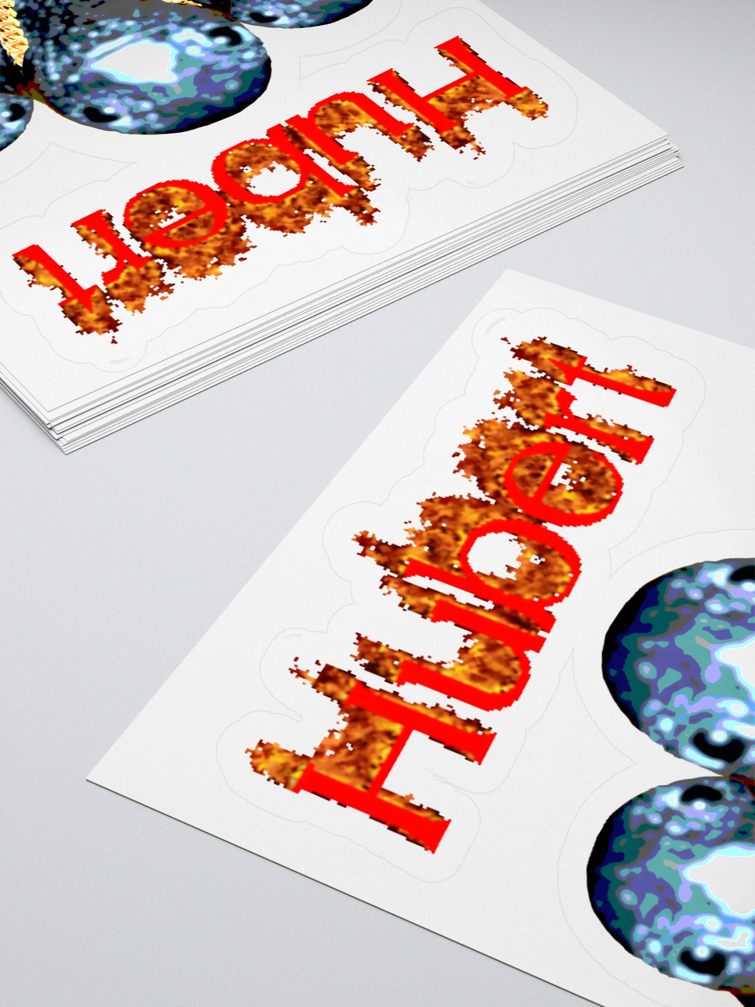 Hubert Fire Sticker product image (10)