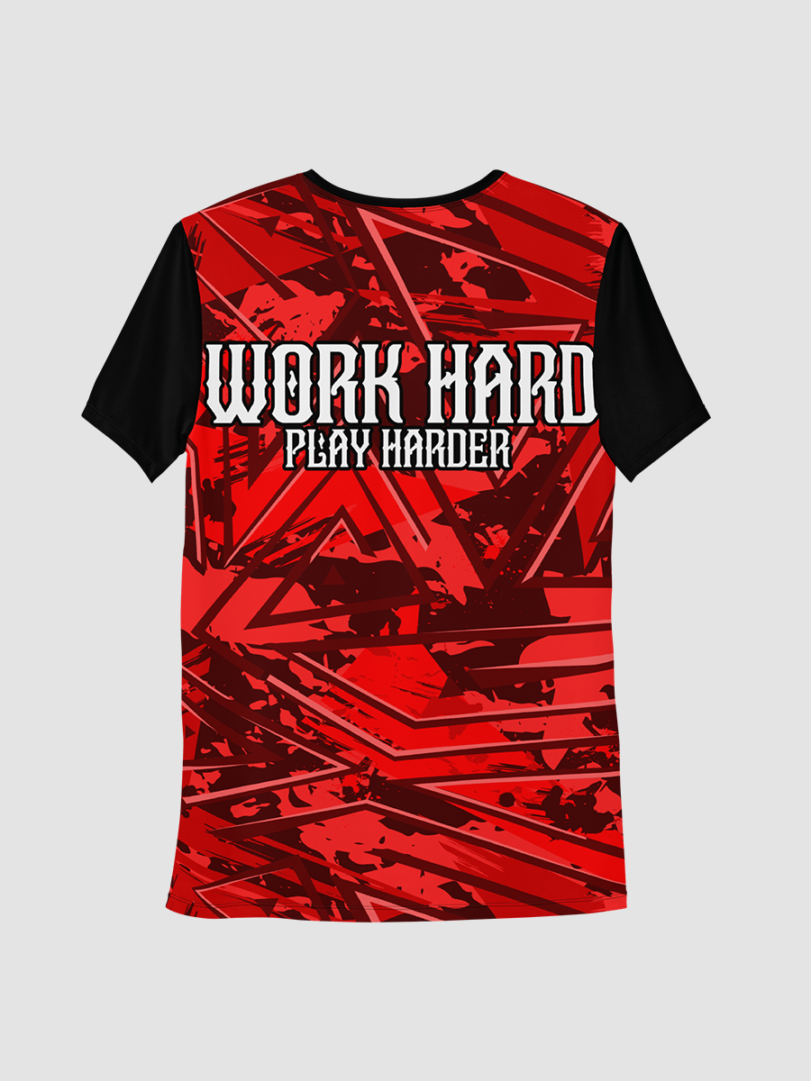 Work Hard Play Harder Athletic shirt product image (4)