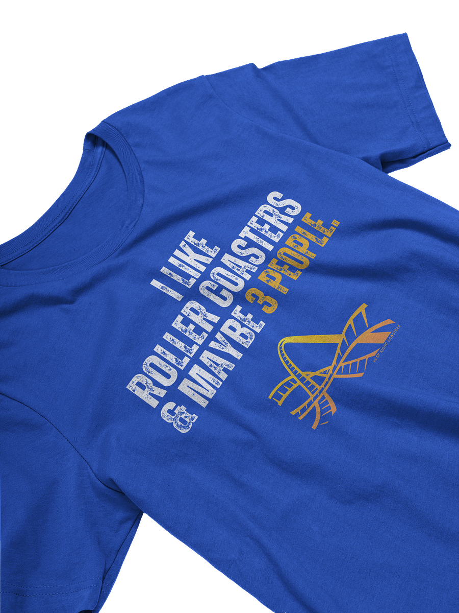I Like Roller Coasters & Maybe 3 People Tee product image (11)