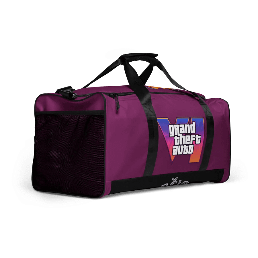 GTA VI Tropical Logo All-Over Duffle Bag Marken Patriot Grečica Polo product image (12)