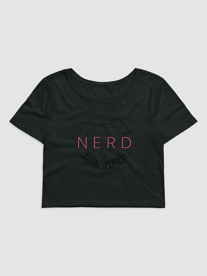 NerdWithADHD Logo - Crop Top product image (1)