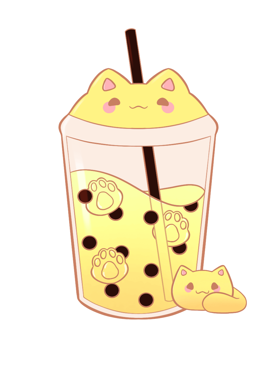 Boba Milk Cat Stickers product image (4)