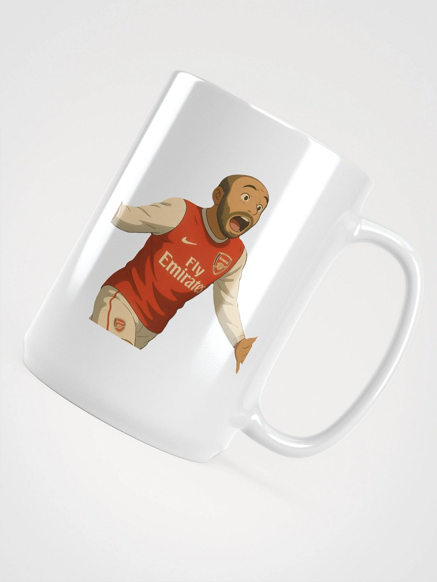 Glossy Mug - Thierry Henry Goal Celebration - Iconic Moment - Arsenal (Various Colours) product image (4)