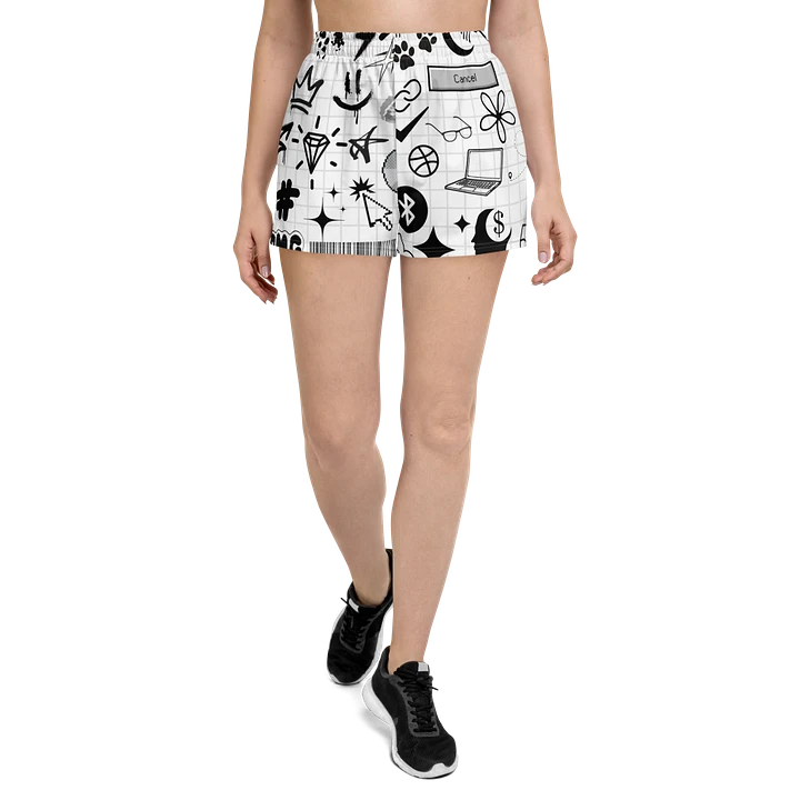 TheeMlle'N'Chill - All Over Print Loose Shorts product image (2)