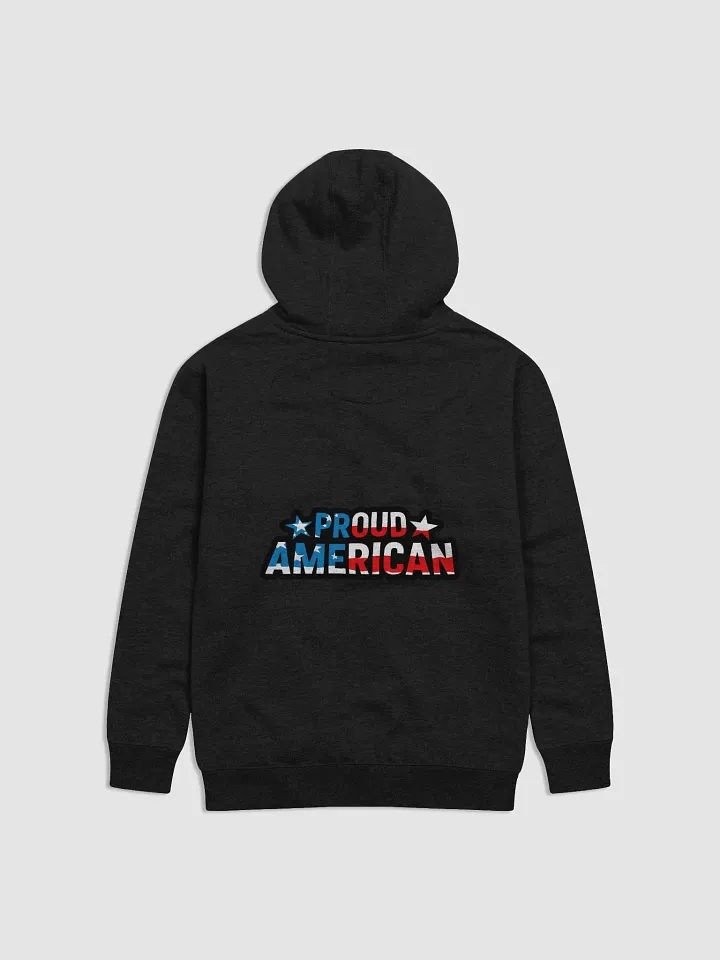 Hoodie: Proud American product image (8)