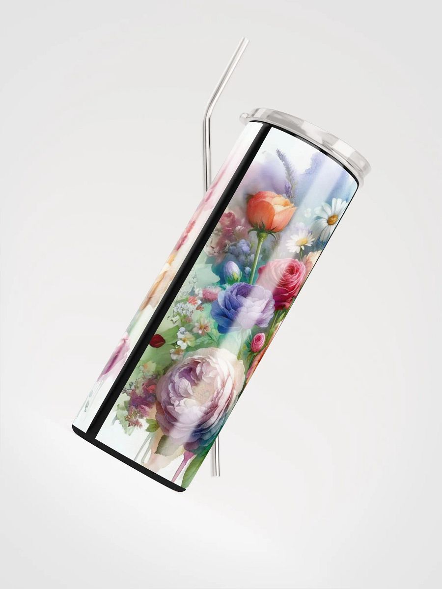 Watercolor Blooms Tumbler: Sip and Paint Your Day with Floral Splendor! product image (4)