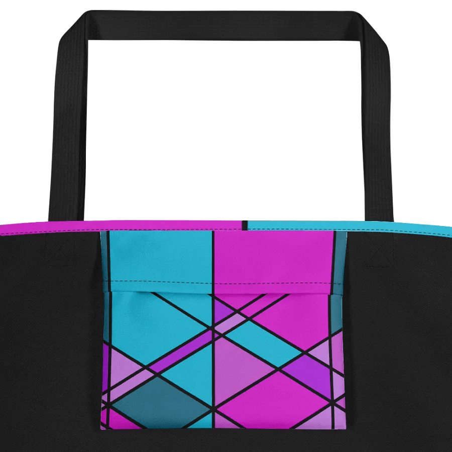 Symmetry In Shades Vibrant Geometric Design Tote Bag product image (2)