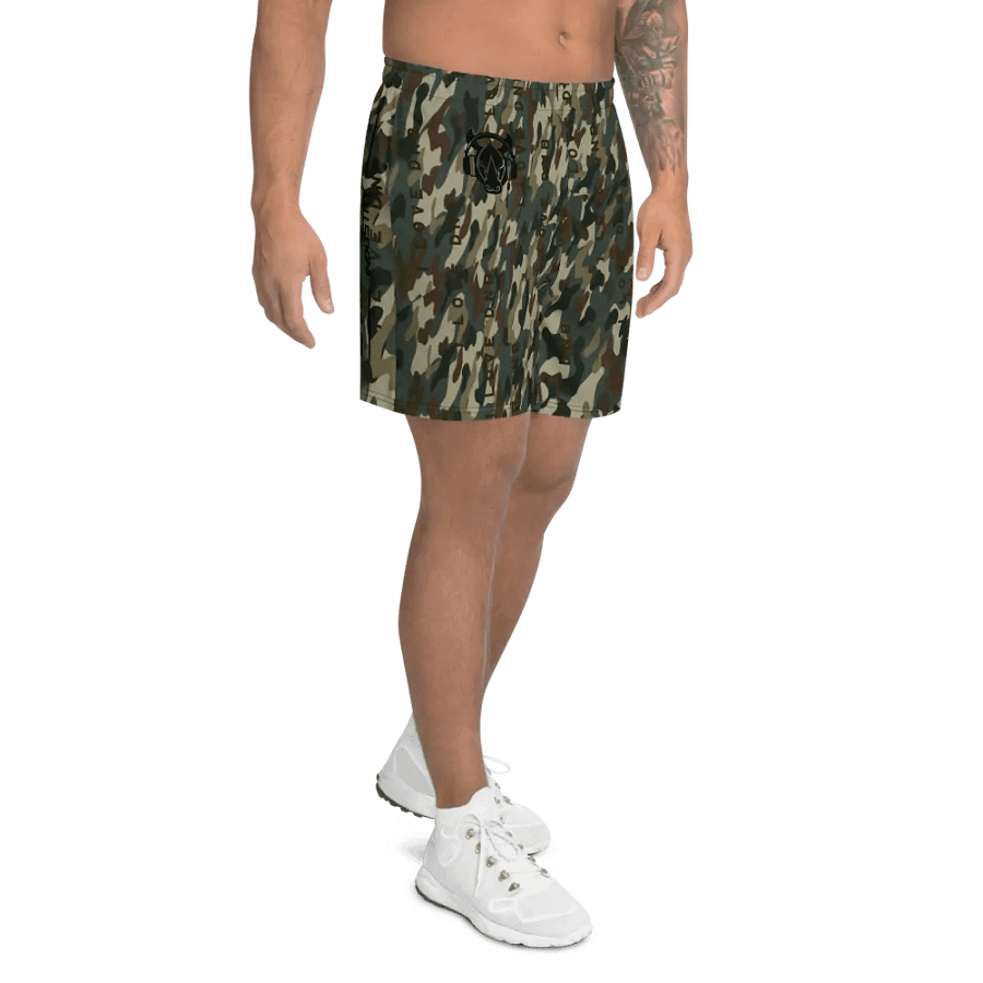 I Love DNB Camo Athletic Shorts product image (6)