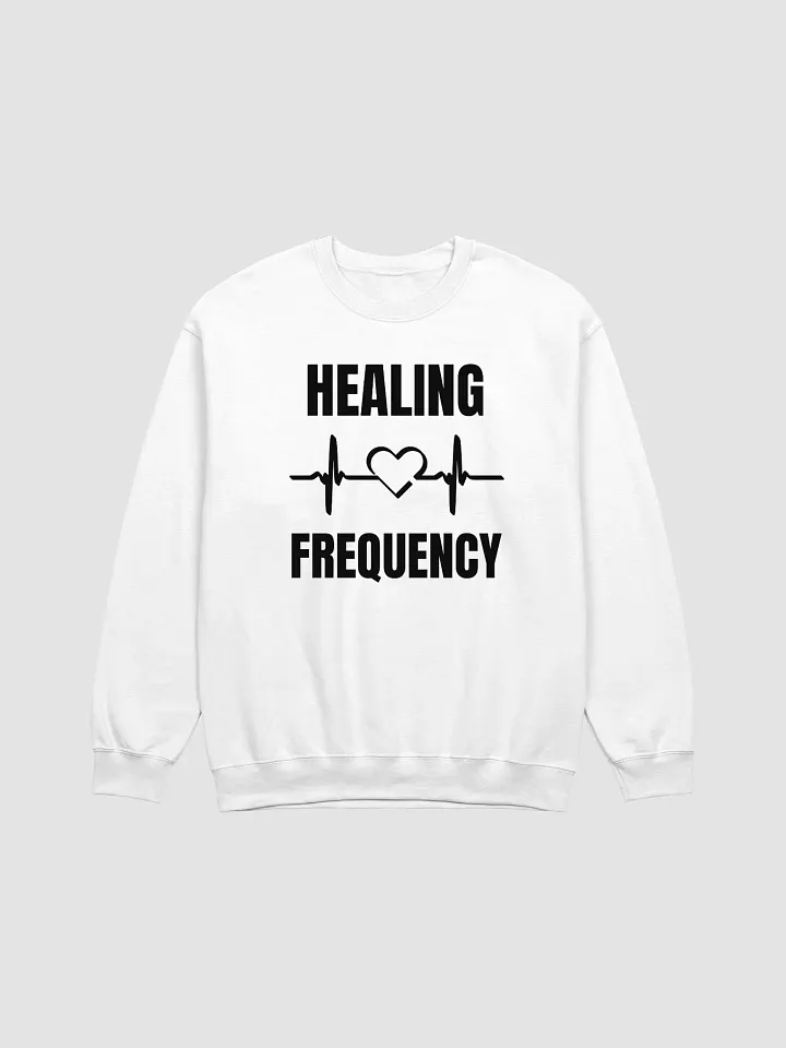 heartbeat, healing, frequency Crewneck sweatshirt product image (6)