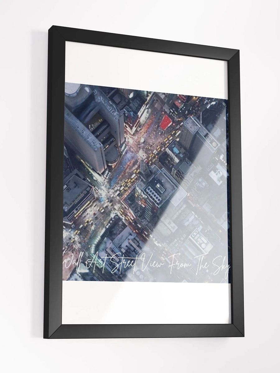 New York Sky View Poster Framed High-Quality Matte Poster (in) product image (3)