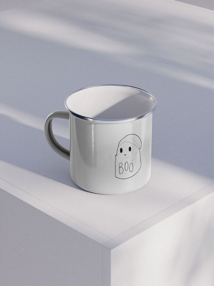 Ghost in a Bag - Enamel Mug product image (1)