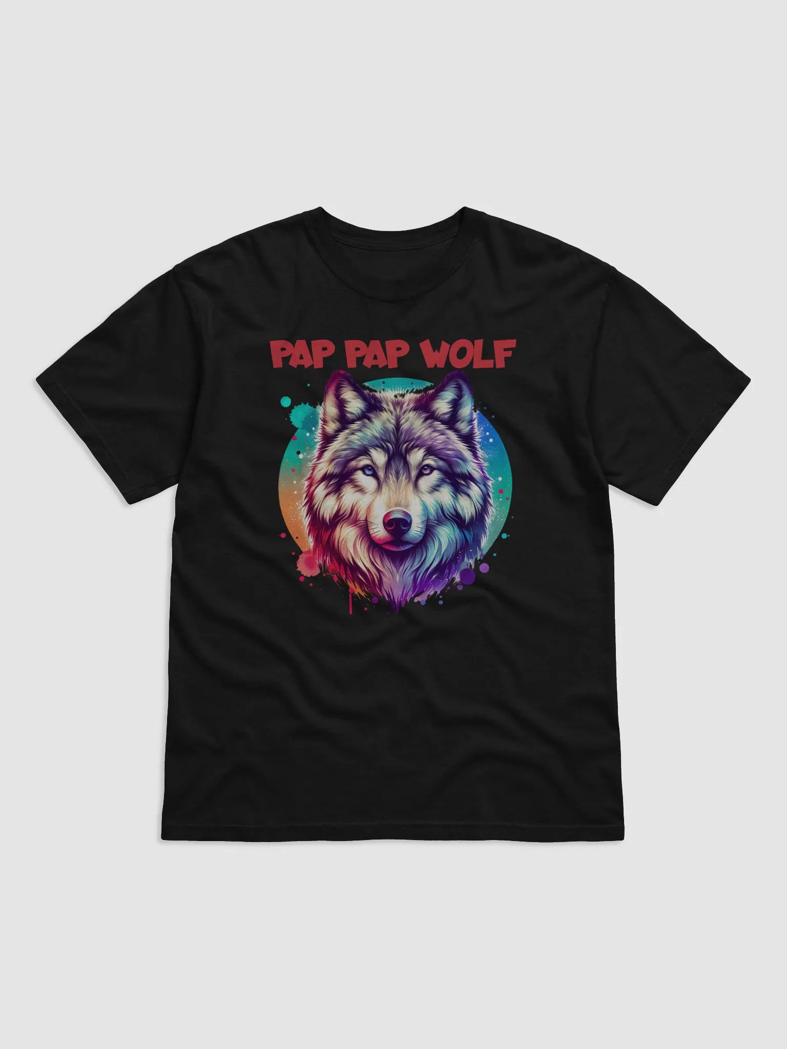 Pap Pap Wolf Comfort: Blackout Edition T-Shirt product image (1)