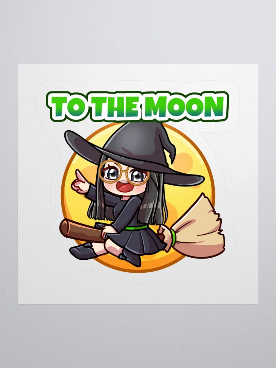 To The Moon Wizzie Kiss Cut Stickers product image (2)
