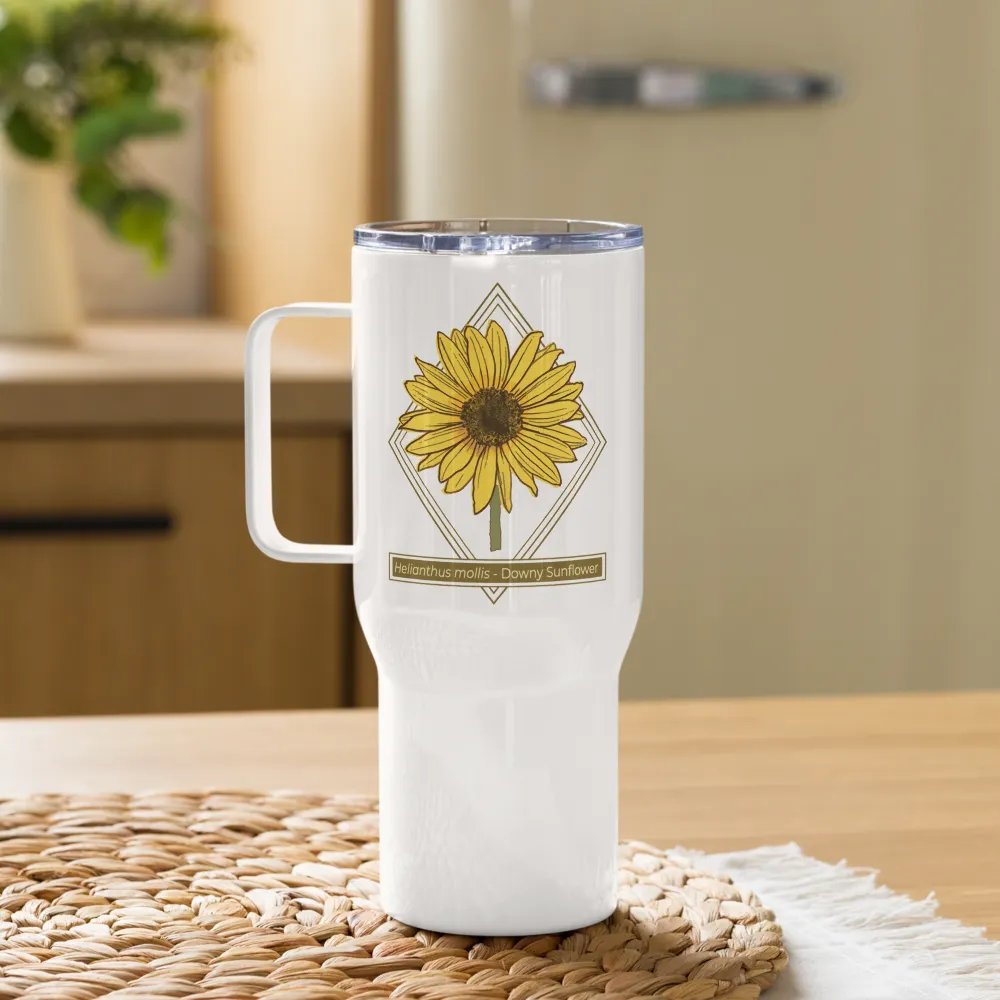 Helianthus Sunflower 25 Ounce Stainless Steel Travel Mug product image (8)