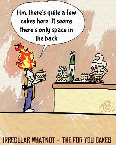Irregular Whatnot – the For You Cakes

I'm trying to simplify my storytelling given how overstimulated and distracted we huma...