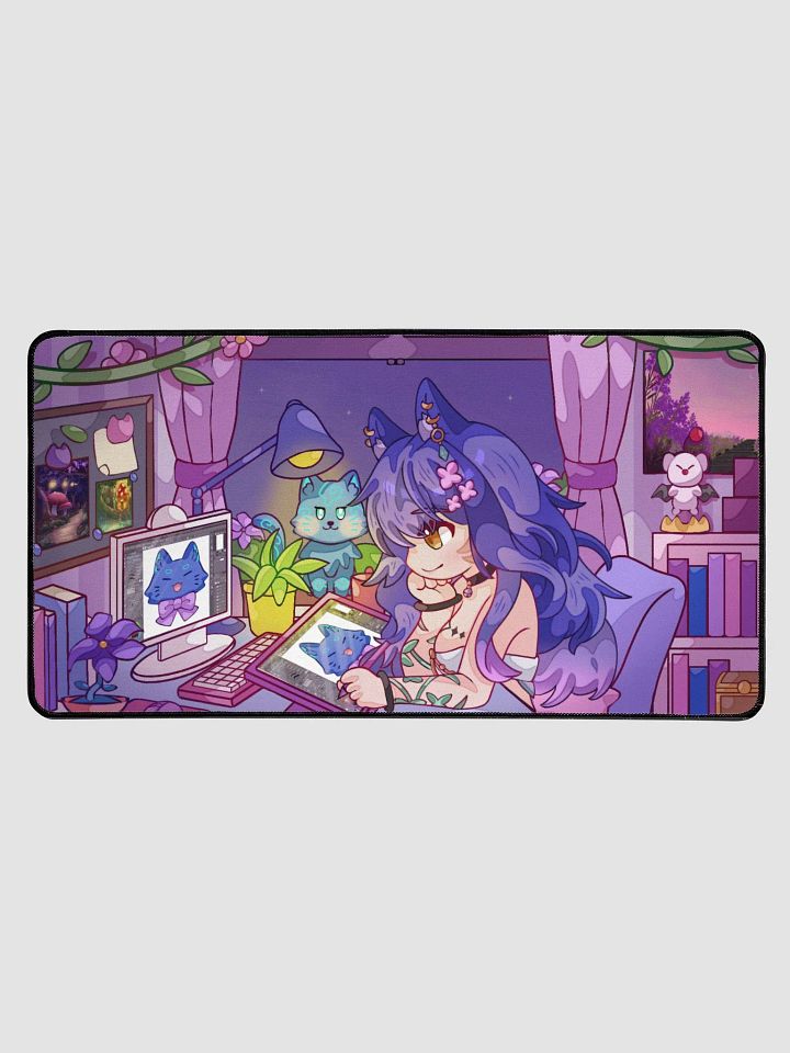 Lofi Girlie Rhiow DeskMat product image (1)