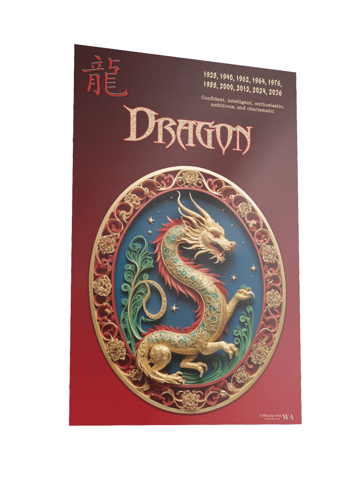 Chinese Zodiac Poster - DRAGON product image (4)