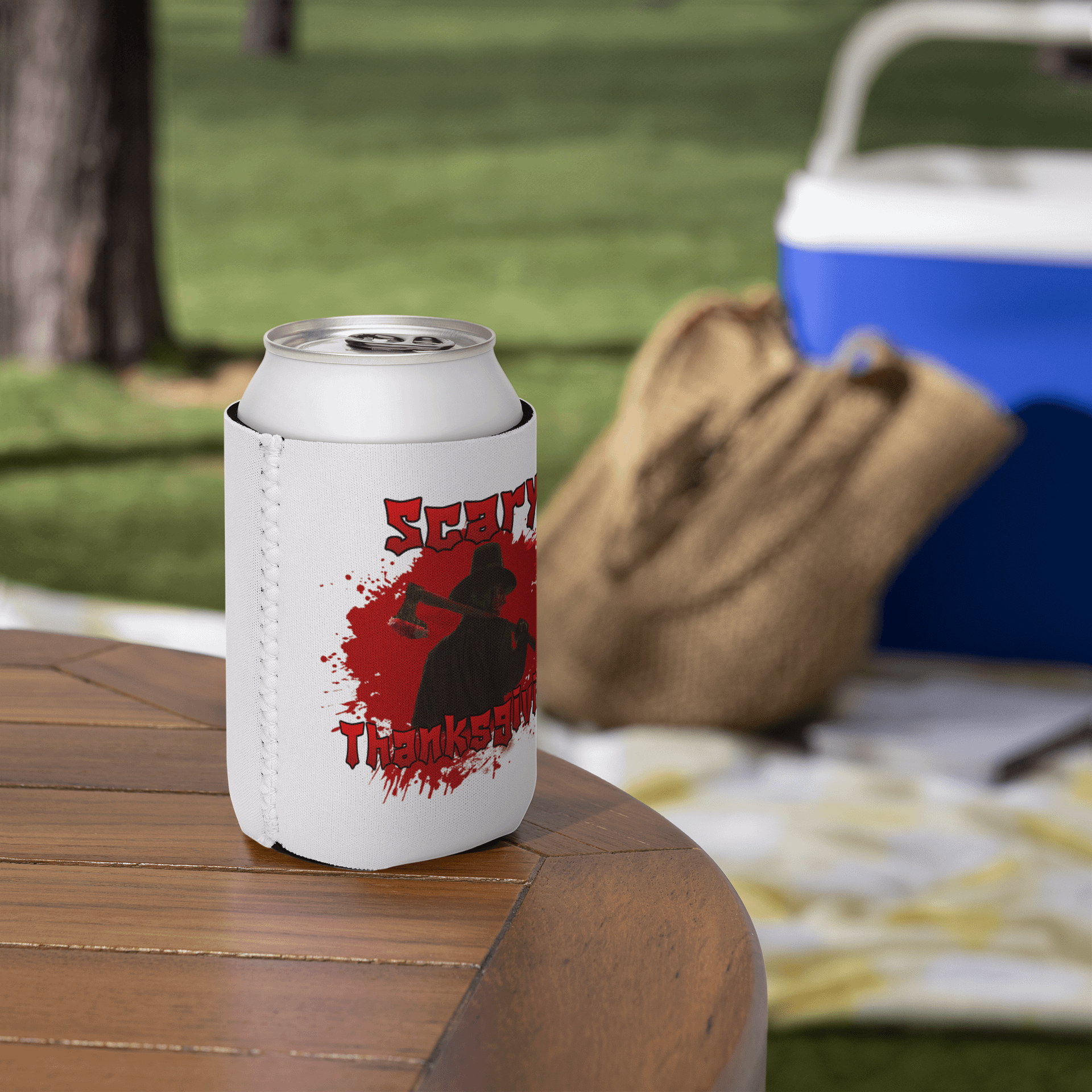 Scary Thanksgiving Can Cooler product image (6)